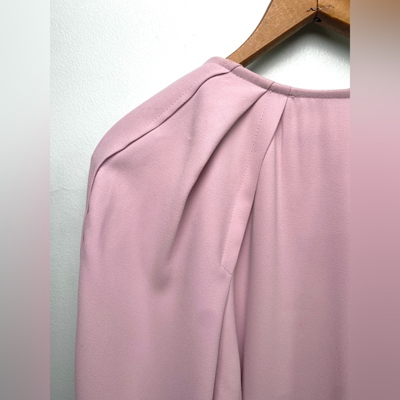 Stylish Draped Lilac mini dress by IRO Paris - Picture 7 of 9